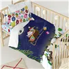 Duvet cover set HappyFriday XMAS Multicolour Baby Crib 2 Pieces