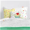 Duvet cover set HappyFriday Blanc Kids Topping Multicolour Single 2 Pieces