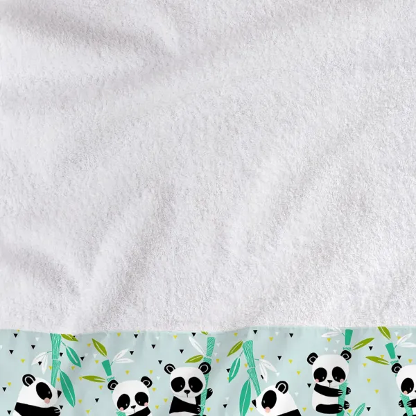 Towel set HappyFriday Moshi Moshi Panda Garden Blue Blue 2 Pieces