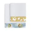 Towel set HappyFriday Le Petit Prince Le printemps Multicolour 2 Pieces