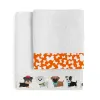 Towel set HappyFriday Mr Fox Dogs Multicolour 2 Pieces