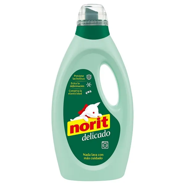 Nestemäinen pesuaine Norit Konepesu Hienopestävät 1125 ml