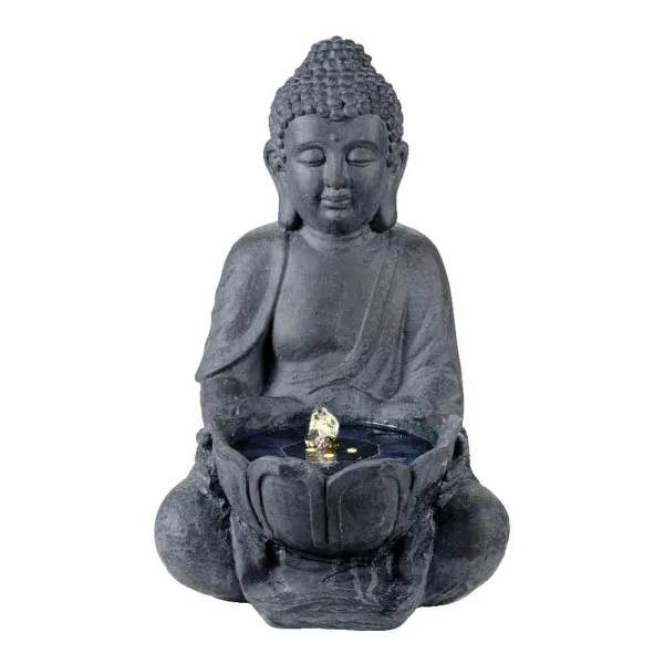 Garden fountain Lumineo Buddha Hartsi (29,5 x 28 x 45 cm)