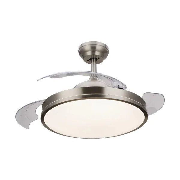 Lubinis ventiliatorius su apšvietimu Philips Atlas 35 W 28 W 4500 Lm nikelis (2700 K)