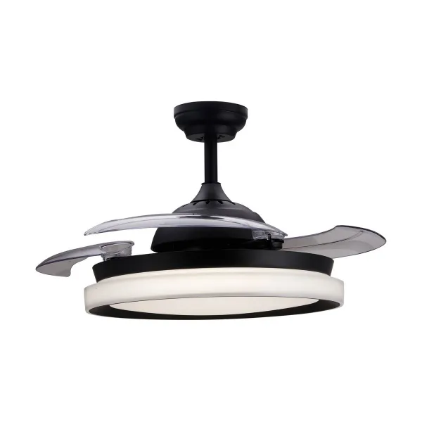 Потолочный вентилятор со светом Philips Atlas Чёрный 35 W 28 W 4500 Lm (2700 K)