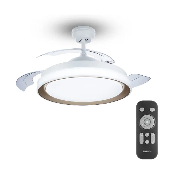 Потолочный вентилятор со светом Philips Atlas Позолоченный 35 W 28 W 4500 Lm (2700 K)
