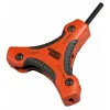 Sulankstomi šešiakampiai raktai Black & Decker bdht0-71628