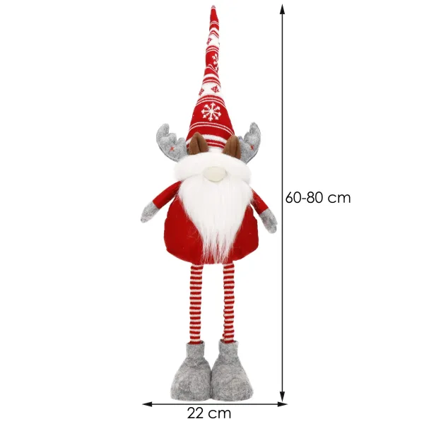CA1007 KALĖDŲ PUOMENYS "STIKLAS" 80 CM