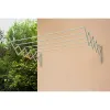 Retractable Clothes Line Aluminium 120 x 70 x 23 cm