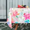 Tablecloth HappyFriday Pink bloom Multicolour 150 x 150 cm