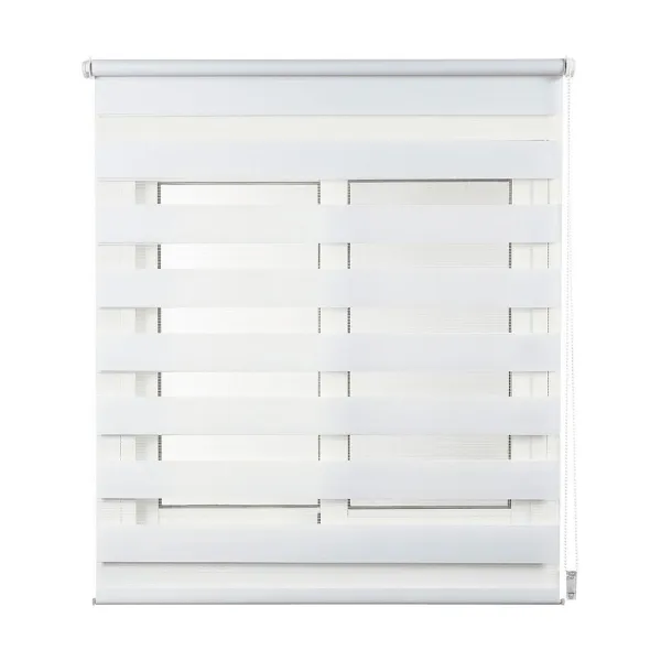 Rullīšu žalūzijas Stor Planet Clip&Fix Night&Day Balts 150 x 180 cm