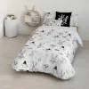 Nordic cover Looney Tunes Looney B&W White black 175 Threads 240 x 220 cm