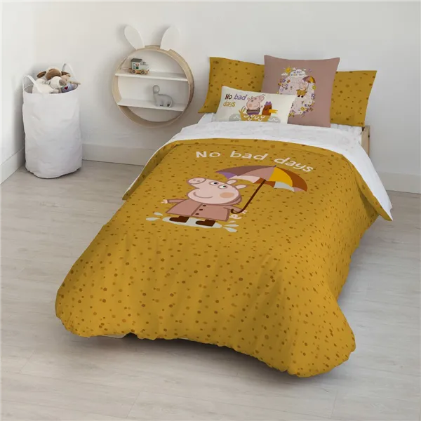 Nordic cover Peppa Pig No Bad Days Multicolour 175 Threads 155 x 220 cm