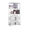 Hyllyt Simon Rack Maderclick 5/400 750 kg Metalli Puu 5 Hyllyt lastulevy (180 x 90 x 40 cm)