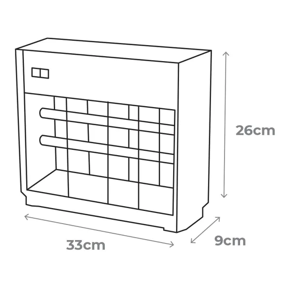 Electric Mosquito Repellent EDM Silver (33 x 9 x 26 cm)