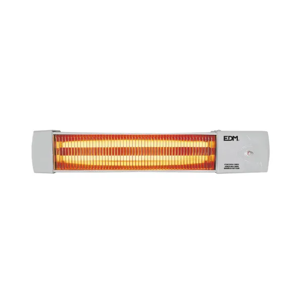 Quartz Heater EDM 07103 07103 White Grey 600-1200 W Baths