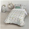 Nordic cover Kids&Cotton Jeddah Small White Mint 175 Threads 180 x 220 cm 180 x 240 cm