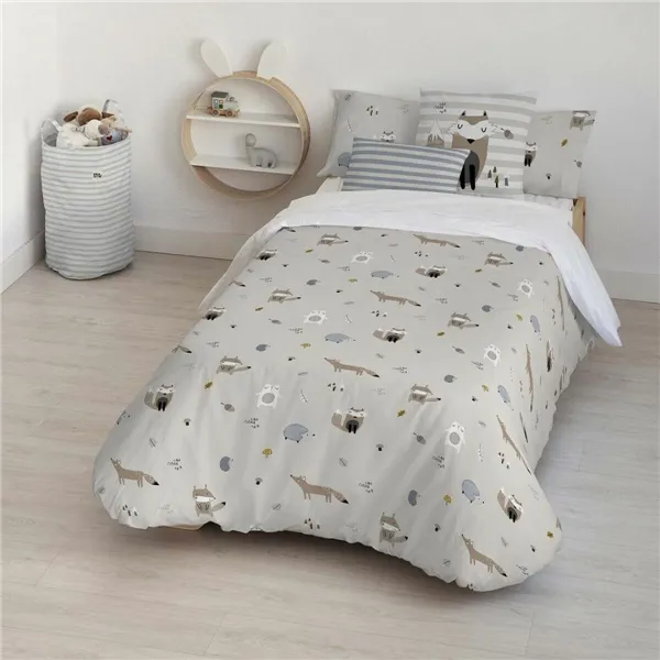 Nordic cover Kids&Cotton Kenai Small Beige 175 Threads 180 x 220 cm 180 x 240 cm