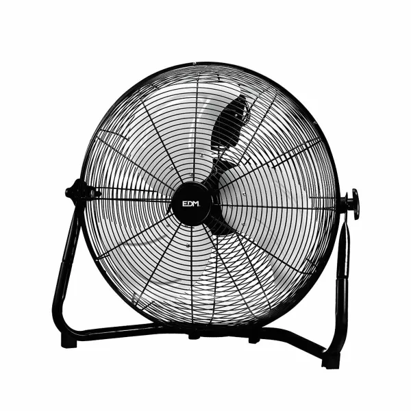Lattiatuuletin EDM 33935 Musta 100 W 110 W Ø 45 x 54 cm teollinen