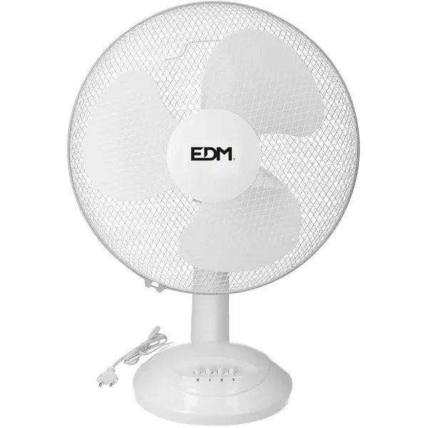 Stalinis ventiliatorius EDM Ø 40 x 61 cm Balta 45 W