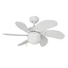 Lubinis ventiliatorius su apšvietimu EDM 33985 Aral Balta 50 W