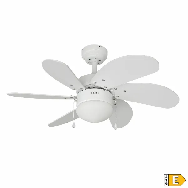 Tulega Laeventilaator EDM 33985 Aral Valge 50 W