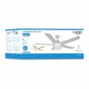 Plafondventilator met licht EDM 33988 Adriatico Balts 60 W