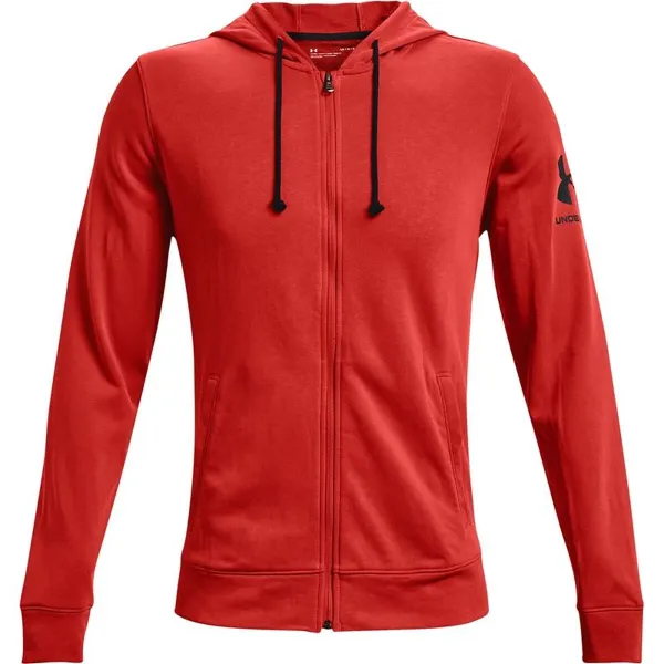 Meeste Spordijakk Under Armour Rival Terry Man Punane