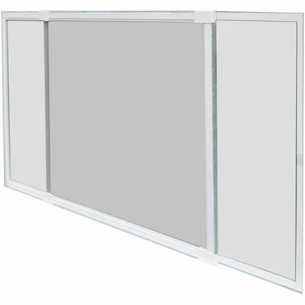 Moskītu tīkls Schellenberg Pagarināms Ar rāmi Balts Stikla šķiedras 50 x 142 cm