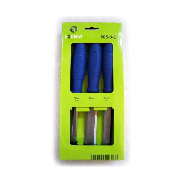 Chisel set Irimo 805-3-c 3 Daudzums 12 mm 18 mm 25 mm Tērauds