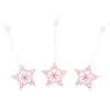 Christmas stars from wood Springos CA0658 5cm
