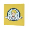 Canvas HappyFriday Le Petit Prince Son avion Multicolour 27 x 27 cm