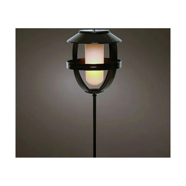 Solārā gaisma Lumineo 898216 Melns Dzelzs 63 cm liesmas efekts Lāpa