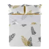 Top sheet HappyFriday Blanc Foliage Multicolour 240 x 270 cm