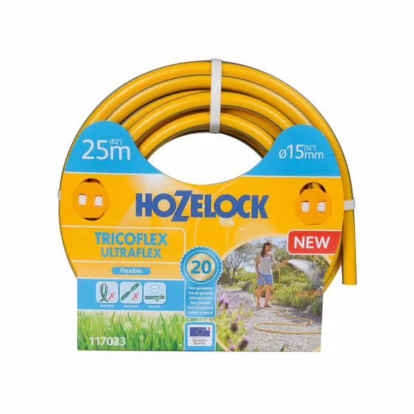Letku Hozelock Tricoflex Ultraflex PVC 5/8" Ø 15 mm 25 m