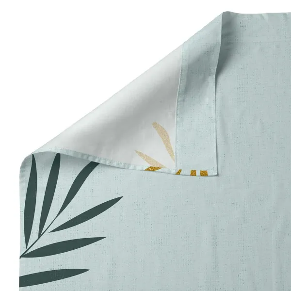 Top sheet HappyFriday Blanc Foliage Mint Multicolour 240 x 270 cm