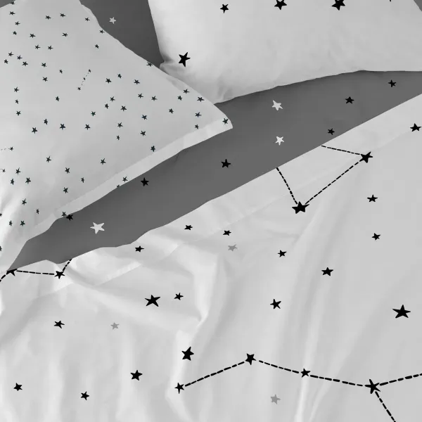 Top sheet HappyFriday Blanc Constellation Multicolour 160 x 270 cm (Stars)