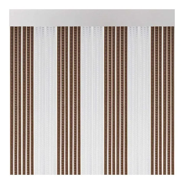 Aizkari Acudam Lisboa Deuren Stikls Brūns Eksterjers PVC Alumīnijs 90 x 210 cm