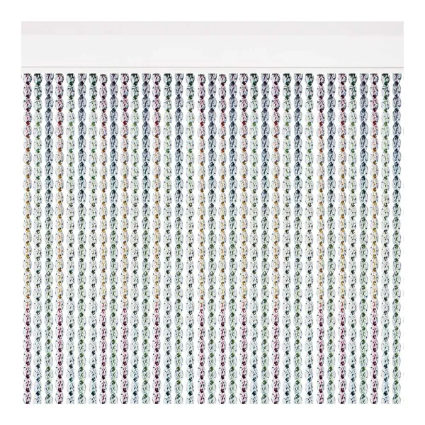 Aizkari Acudam Cantabria Deuren Daudzkrāsains Eksterjers Sudrabains PVC Alumīnijs 90 x 210 cm