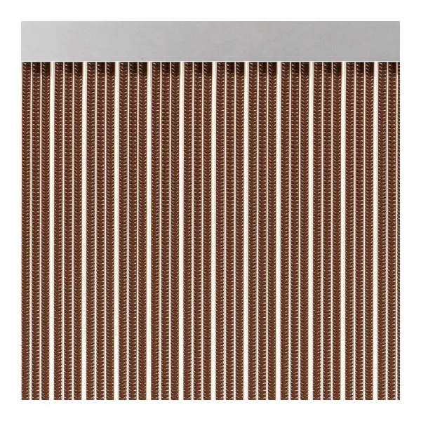 Aizkari Acudam S-350 Deuren Brūns Eksterjers PVC Alumīnijs Lentes 90 x 210 cm