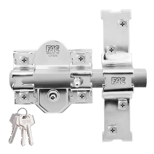 Drošības slēdzene Fac 301-r/80 niķelis Tērauds 50 mm 80 mm