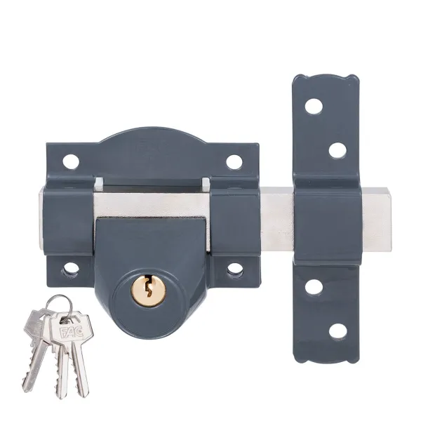 Drošības slēdzene Fac 03014030 Tumši pelēks Tērauds 38 mm