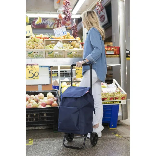Ostoskärry Gimi Argo 37 x 33 x 95,5 Sininen 45 L