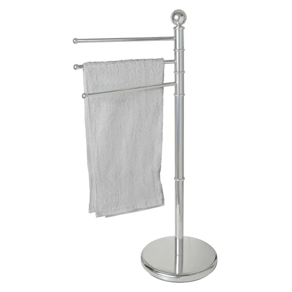Vapaasti seisova kuivausteline Wenko Exclusive 90 x 48.5 x 28.5 cm Hopeinen