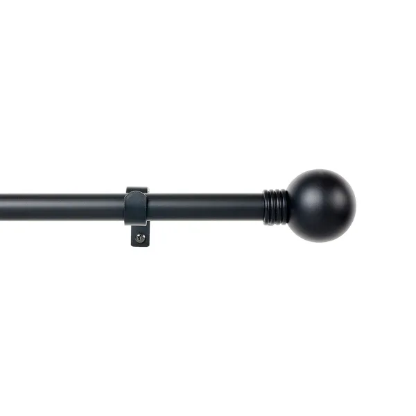 Užuolaidų juosta Stor Planet Cintacor Sfera 160-300 cm Juoda Metalinis