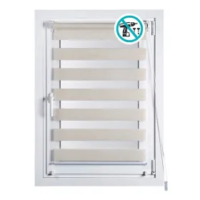 Rullaverhot Stor Planet Clip&Fix Night&Day Beige 150 x 180 cm