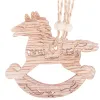 CA0663 WOODEN DECORATION 6 PCS (REINDEER)