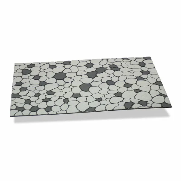 Kynnysmatto Hidalgo Harmaa Pearl Gray Kumi 45 x 75 cm 75 x 45 x 0,5 cm Kivi