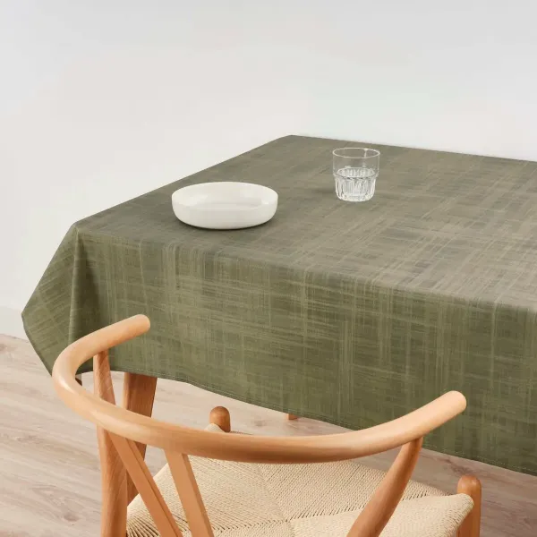 Stain-proof tablecloth Belum Liso Olive 250 x 150 cm