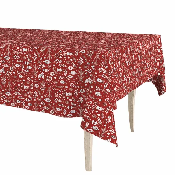 Staltiesės rulonas Exma Aliejus Raudona Kalėdos 140 cm x 25 m